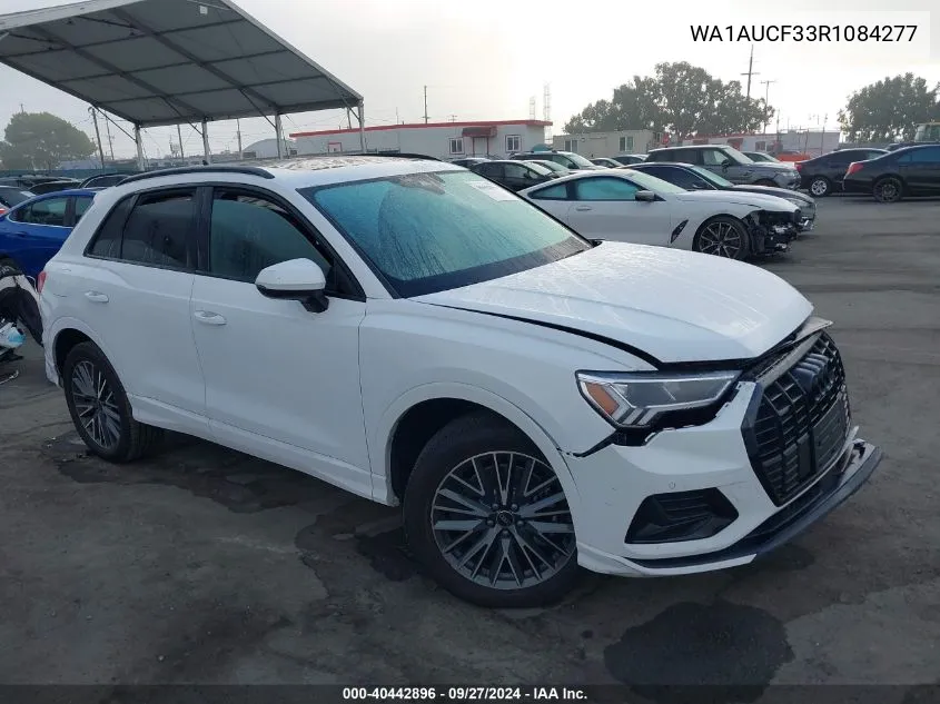 2024 Audi Q3 Premium 40 Tfsi Quattro Tiptronic VIN: WA1AUCF33R1084277 Lot: 40442896