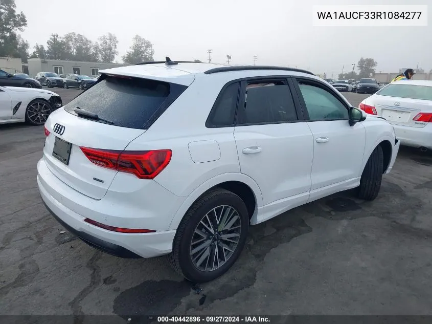 2024 Audi Q3 Premium 40 Tfsi Quattro Tiptronic VIN: WA1AUCF33R1084277 Lot: 40442896