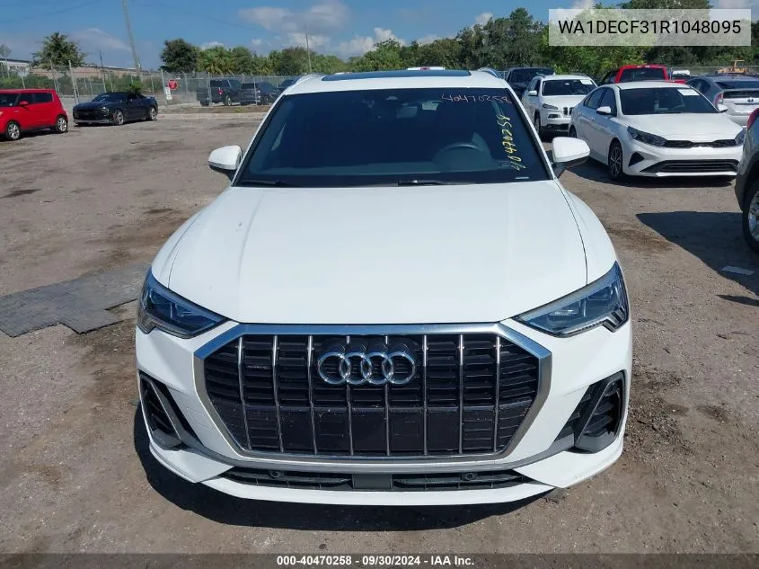 2024 Audi Q3 Premium S Line 45 VIN: WA1DECF31R1048095 Lot: 40470258