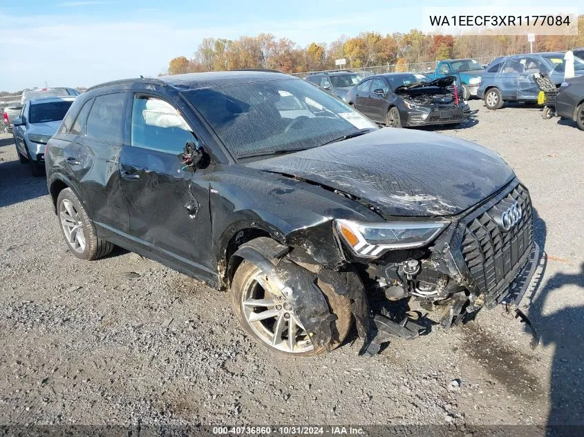 2024 Audi Q3 Premium Plus 45 Tfsi S Line Quattro Tiptronic VIN: WA1EECF3XR1177084 Lot: 40736860