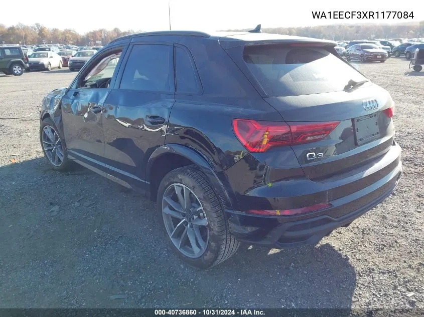 2024 Audi Q3 Premium Plus 45 Tfsi S Line Quattro Tiptronic VIN: WA1EECF3XR1177084 Lot: 40736860