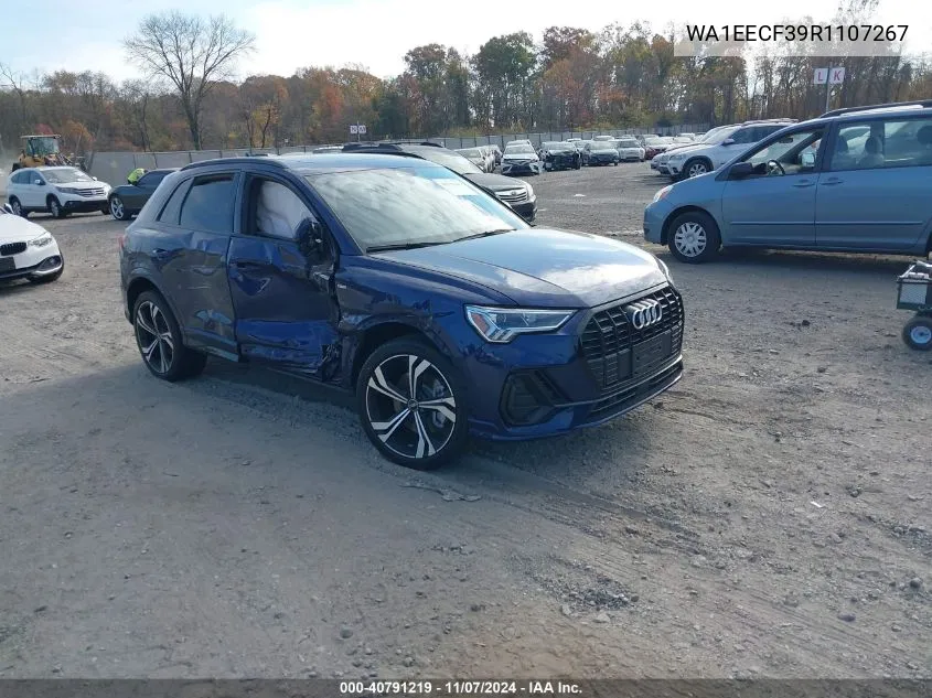 2024 Audi Q3 Premium Plus 45 Tfsi S Line Quattro Tiptronic VIN: WA1EECF39R1107267 Lot: 40791219