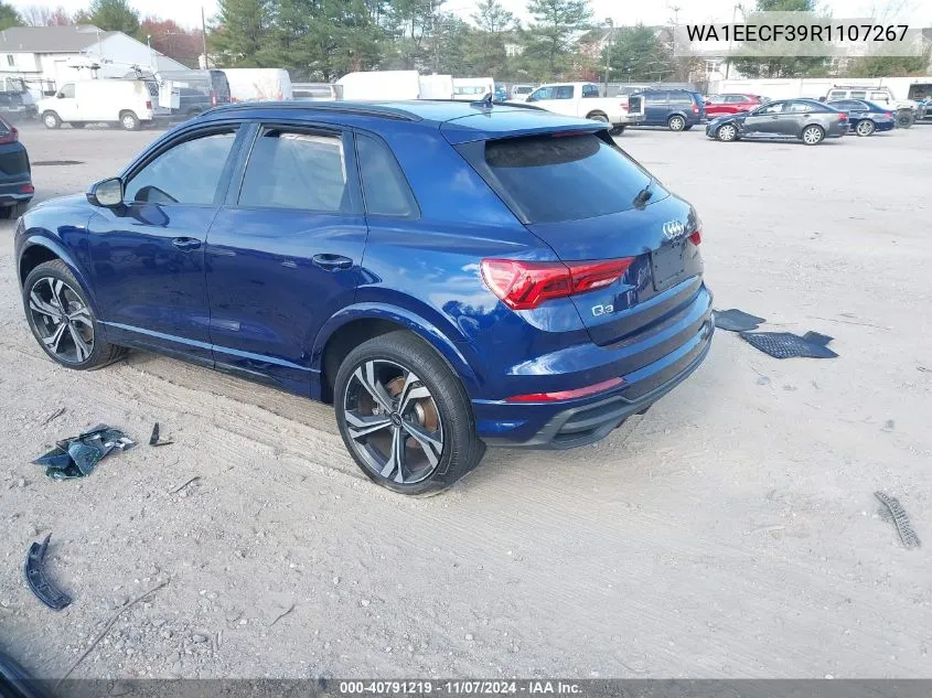 2024 Audi Q3 Premium Plus 45 Tfsi S Line Quattro Tiptronic VIN: WA1EECF39R1107267 Lot: 40791219