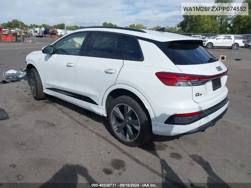 WA1M2BFZXPP074552 2023 Audi Q4 E-Tron Prestige