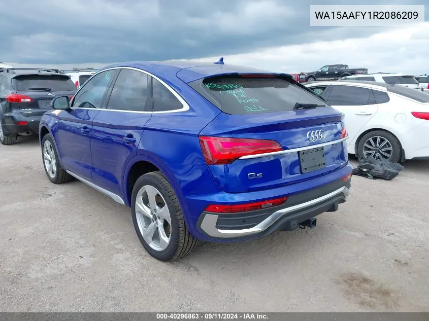 WA15AAFY1R2086209 2024 Audi Q5 Sportback Premium Plus 45 Tfsi S Line Quattro S Tronic