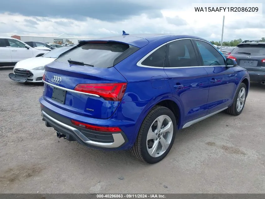 WA15AAFY1R2086209 2024 Audi Q5 Sportback Premium Plus 45 Tfsi S Line Quattro S Tronic