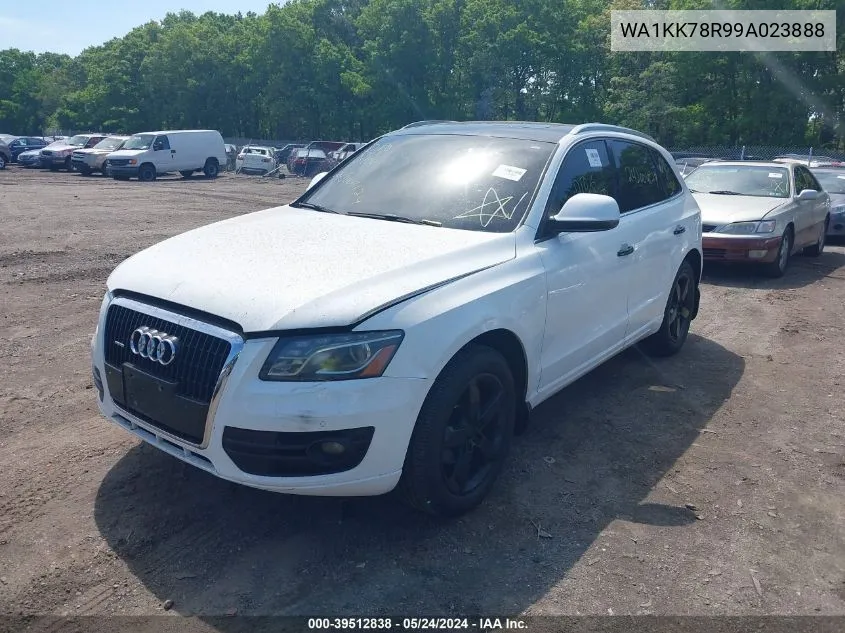 2009 Audi Q5 3.2 Premium VIN: WA1KK78R99A023888 Lot: 39512838