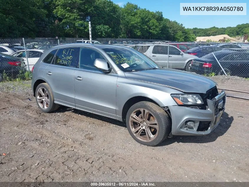 2009 Audi Q5 3.2 Premium VIN: WA1KK78R39A050780 Lot: 39635512