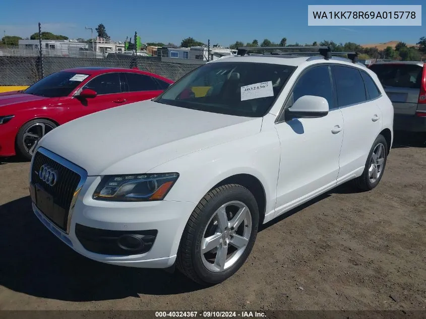 2009 Audi Q5 3.2 Premium VIN: WA1KK78R69A015778 Lot: 40324367