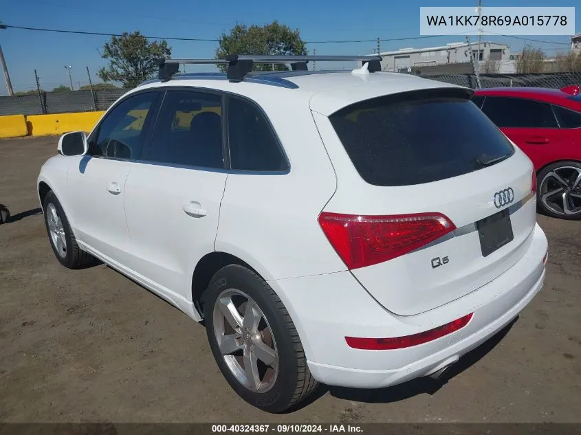 2009 Audi Q5 3.2 Premium VIN: WA1KK78R69A015778 Lot: 40324367