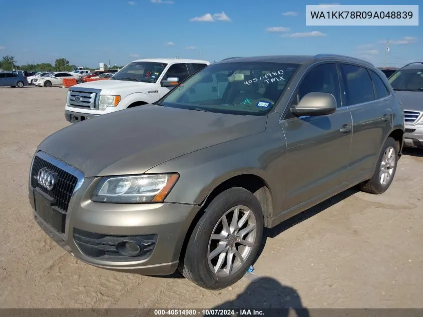 2009 Audi Q5 3.2 Premium VIN: WA1KK78R09A048839 Lot: 40514980