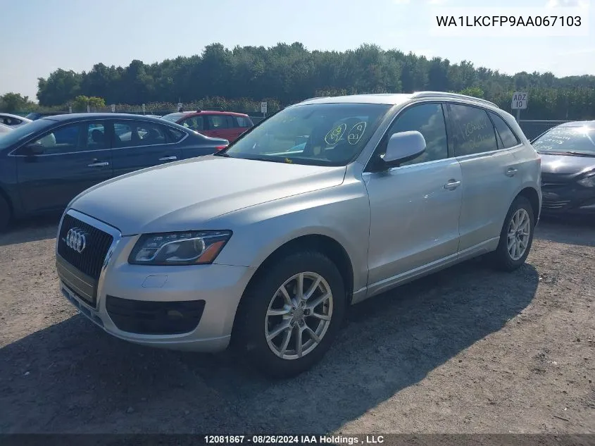 WA1LKCFP9AA067103 2010 Audi Q5 Premium Plus