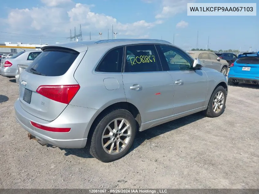 WA1LKCFP9AA067103 2010 Audi Q5 Premium Plus