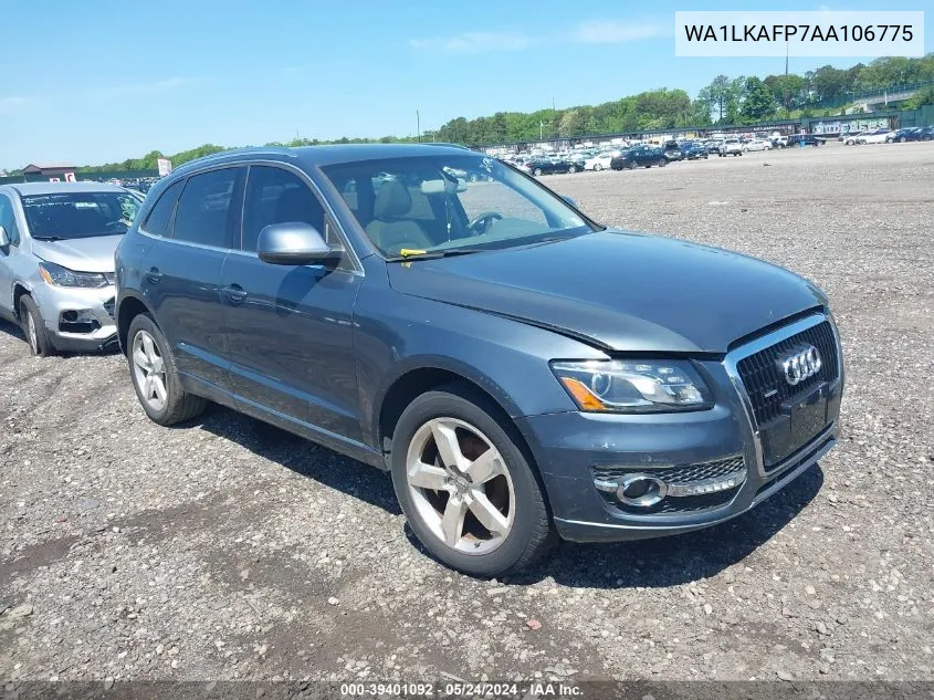 2010 Audi Q5 3.2 Premium VIN: WA1LKAFP7AA106775 Lot: 39401092