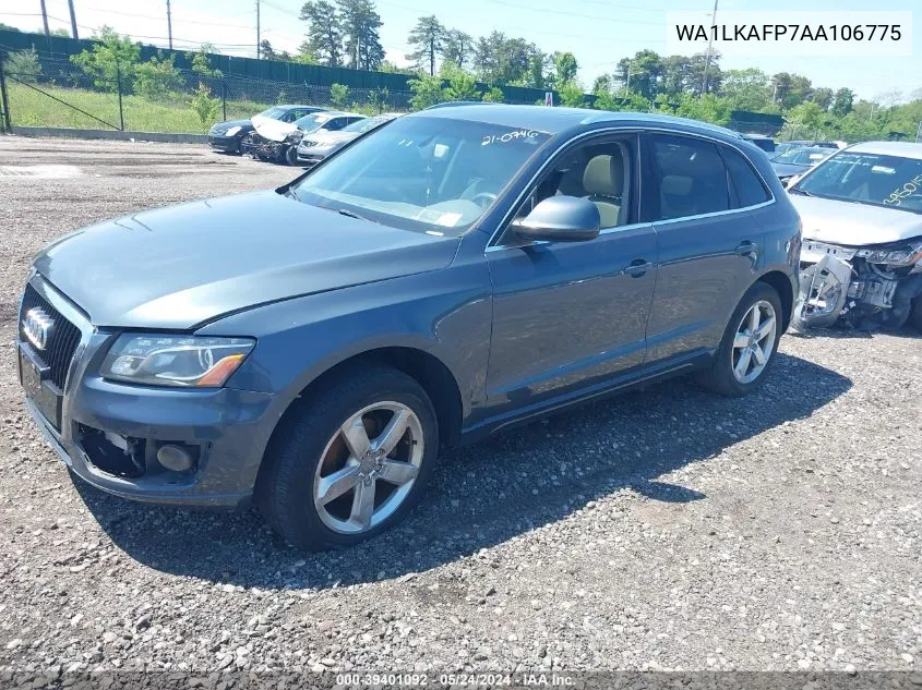 2010 Audi Q5 3.2 Premium VIN: WA1LKAFP7AA106775 Lot: 39401092