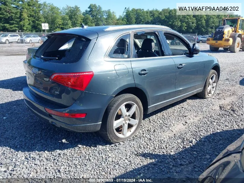 2010 Audi Q5 3.2 Premium VIN: WA1VKAFP9AA046202 Lot: 39901659