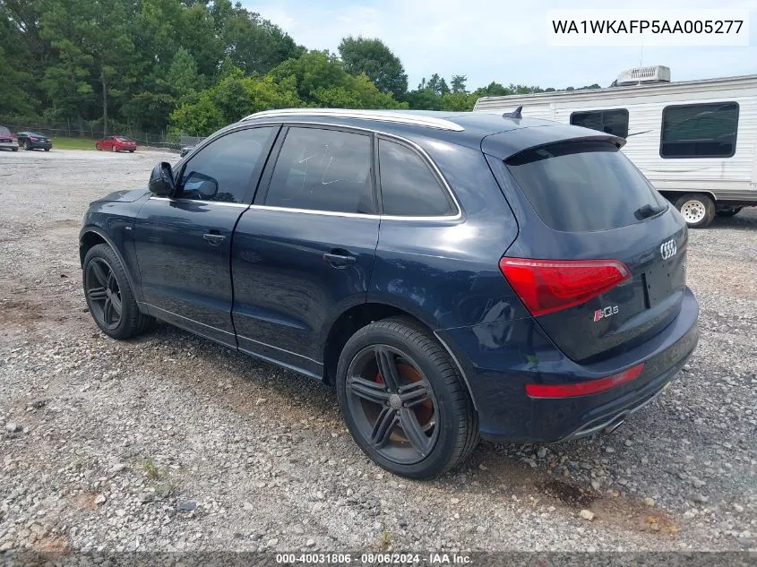 WA1WKAFP5AA005277 2010 Audi Q5 3.2 Premium