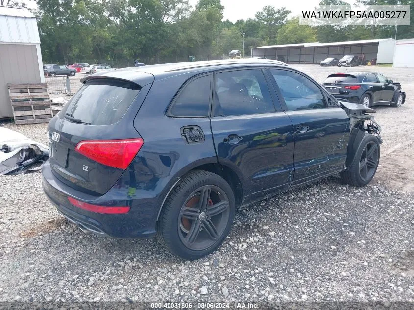 WA1WKAFP5AA005277 2010 Audi Q5 3.2 Premium