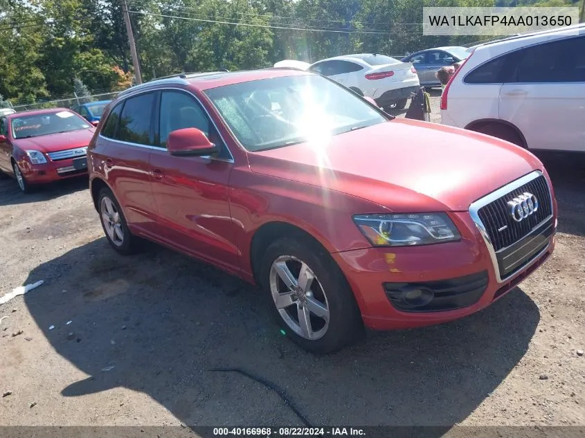 2010 Audi Q5 3.2 Premium VIN: WA1LKAFP4AA013650 Lot: 40166968