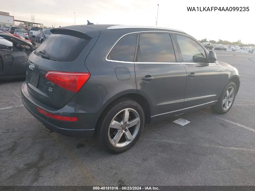 WA1LKAFP4AA099235 2010 Audi Q5 3.2 Premium