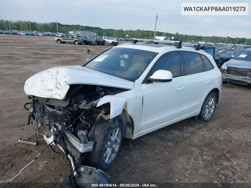 2010 Audi Q5 3.2 Premium VIN: WA1CKAFP8AA019273 Lot: 40190614