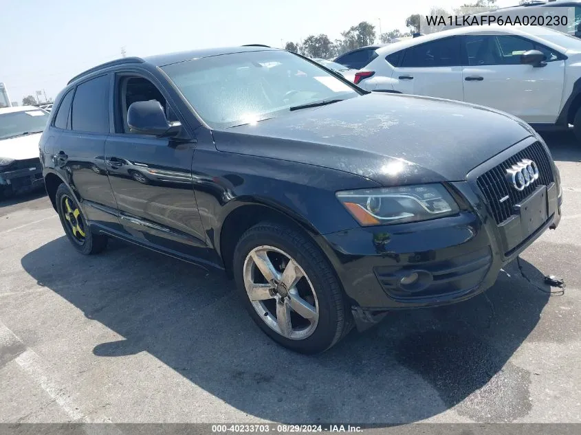 2010 Audi Q5 3.2 Premium VIN: WA1LKAFP6AA020230 Lot: 40233703