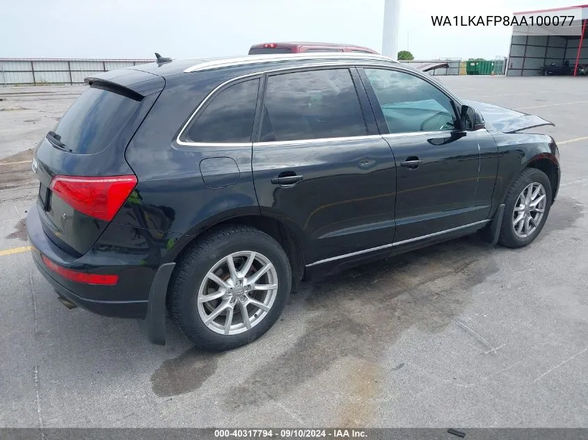 WA1LKAFP8AA100077 2010 Audi Q5 3.2 Premium