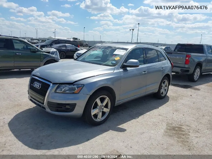 2010 Audi Q5 3.2 Premium VIN: WA1VKAFP9AA076476 Lot: 40381290