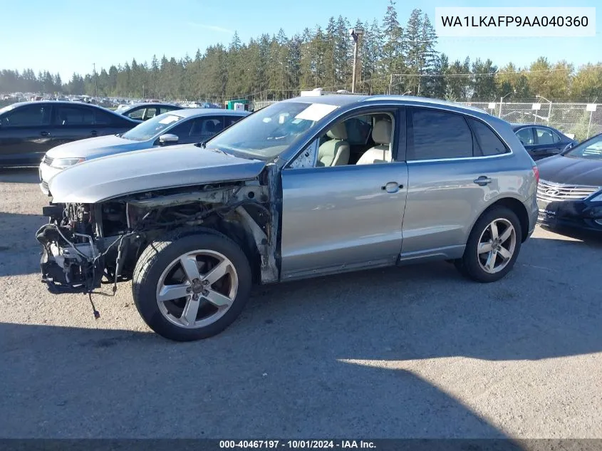 2010 Audi Q5 Premium Plus VIN: WA1LKAFP9AA040360 Lot: 40467197