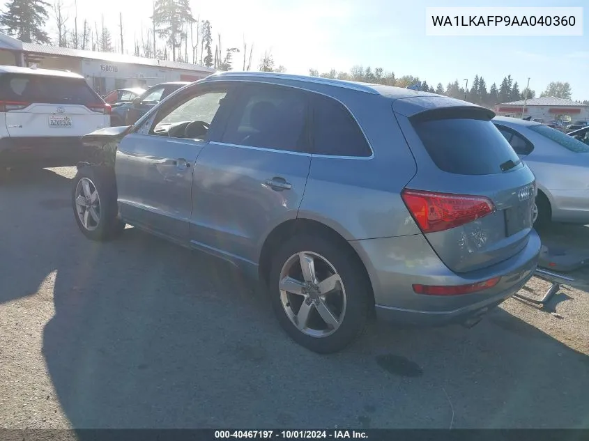 WA1LKAFP9AA040360 2010 Audi Q5 Premium Plus