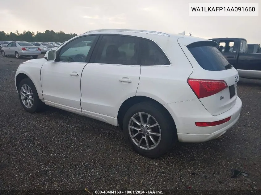 2010 Audi Q5 3.2 Premium VIN: WA1LKAFP1AA091660 Lot: 40484163