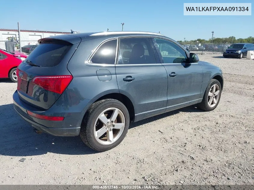 2010 Audi Q5 3.2 Premium VIN: WA1LKAFPXAA091334 Lot: 40512745