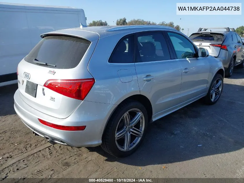 2010 Audi Q5 3.2 Premium VIN: WA1MKAFP2AA044738 Lot: 40529480