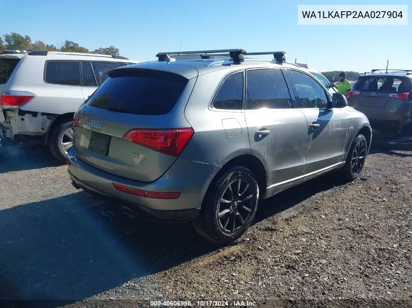 2010 Audi Q5 Premium Plus VIN: WA1LKAFP2AA027904 Lot: 40606998