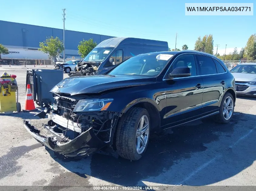 2010 Audi Q5 3.2 Premium VIN: WA1MKAFP5AA034771 Lot: 40678431