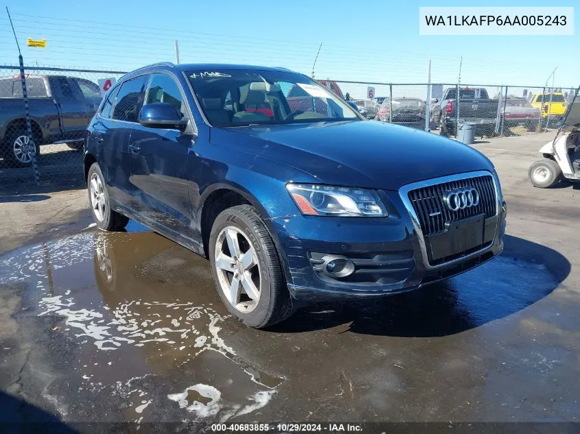 2010 Audi Q5 3.2 Premium VIN: WA1LKAFP6AA005243 Lot: 40683855