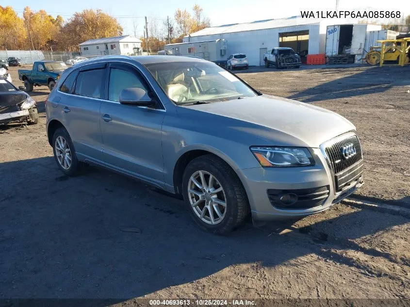 2010 Audi Q5 3.2 Premium VIN: WA1LKAFP6AA085868 Lot: 40693613