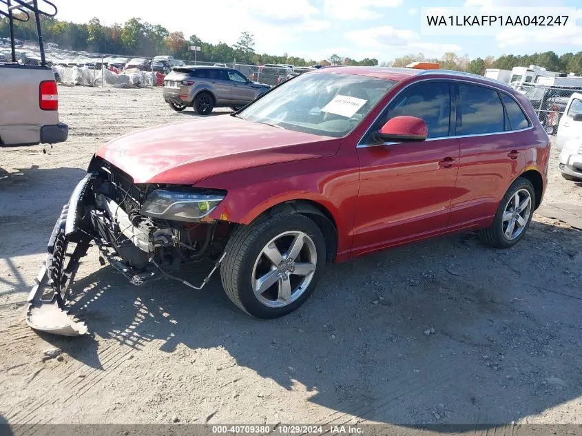 2010 Audi Q5 3.2 Premium VIN: WA1LKAFP1AA042247 Lot: 40709380