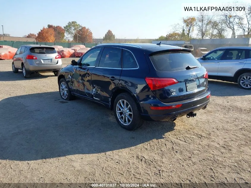 2010 Audi Q5 3.2 Premium VIN: WA1LKAFP9AA051309 Lot: 40731837