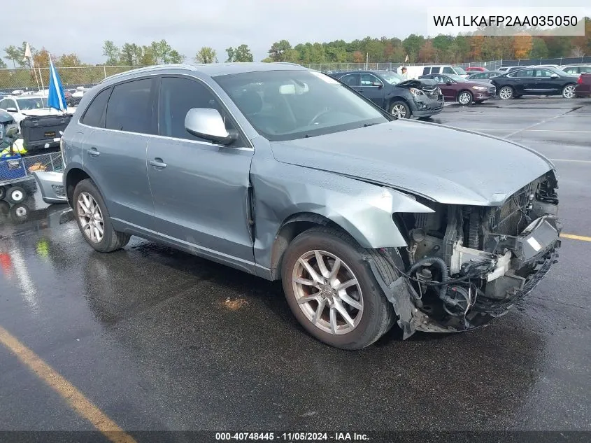 2010 Audi Q5 3.2 Premium VIN: WA1LKAFP2AA035050 Lot: 40748445