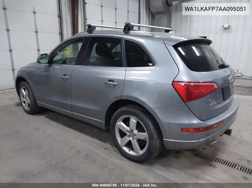 2010 Audi Q5 3.2 Premium VIN: WA1LKAFP7AA095051 Lot: 40806789