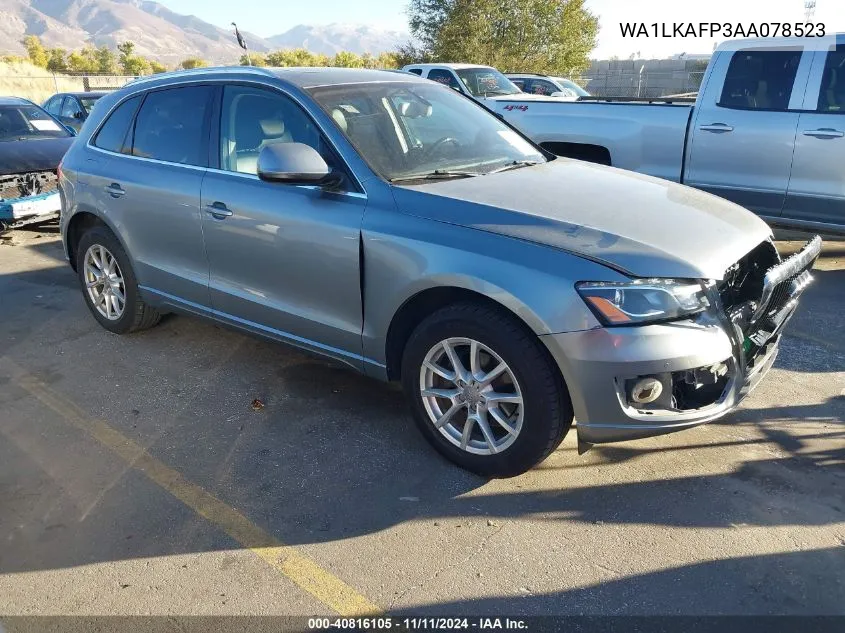 2010 Audi Q5 3.2 Premium VIN: WA1LKAFP3AA078523 Lot: 40816105