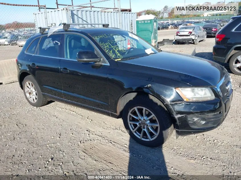 2010 Audi Q5 3.2 Premium VIN: WA1CKAFP8AA025123 Lot: 40841403