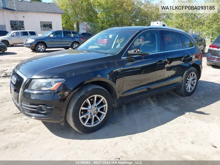 WA1LKCFP0BA093185 2011 Audi Q5