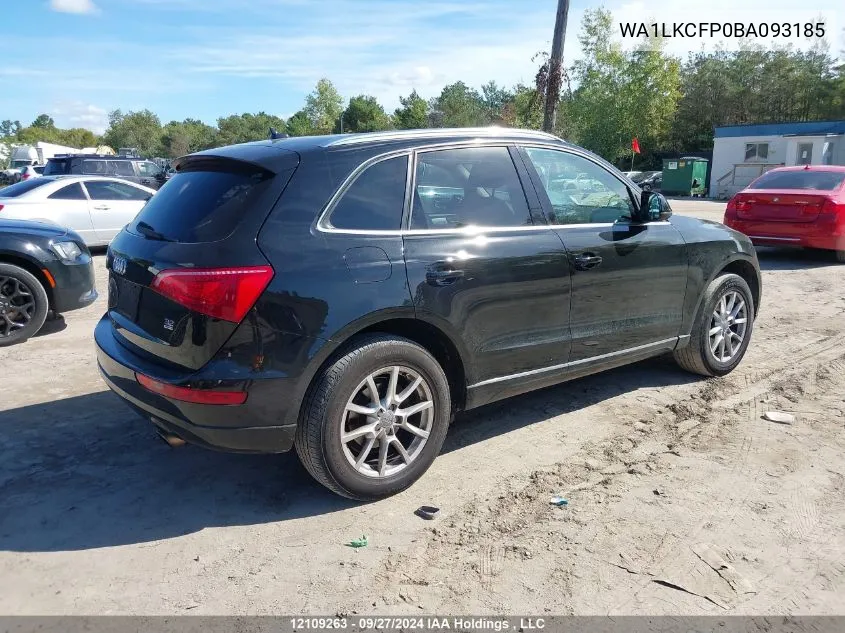 WA1LKCFP0BA093185 2011 Audi Q5