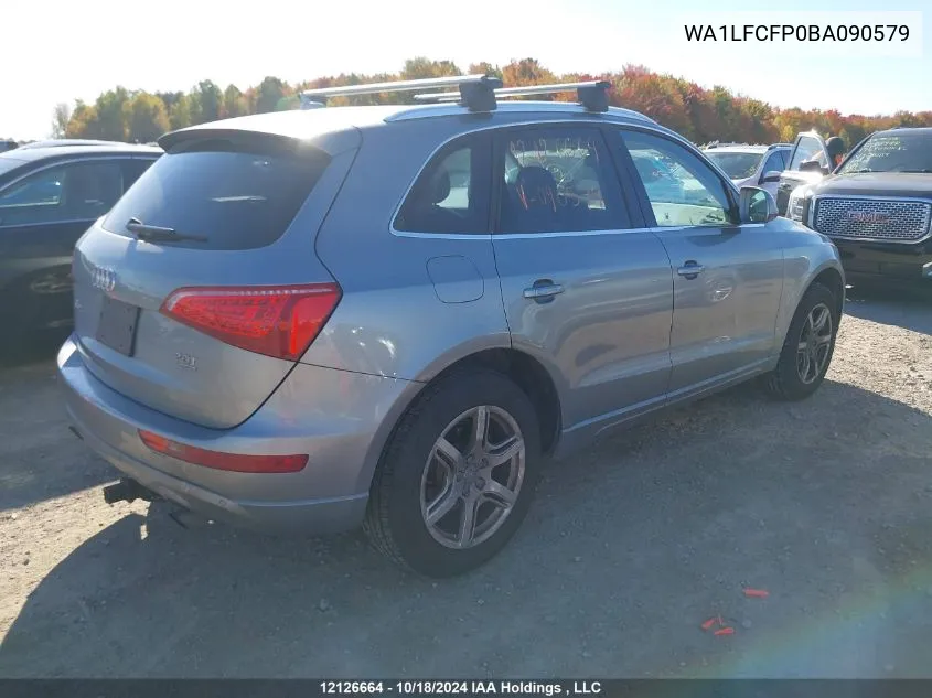 2011 Audi Q5 VIN: WA1LFCFP0BA090579 Lot: 12126664