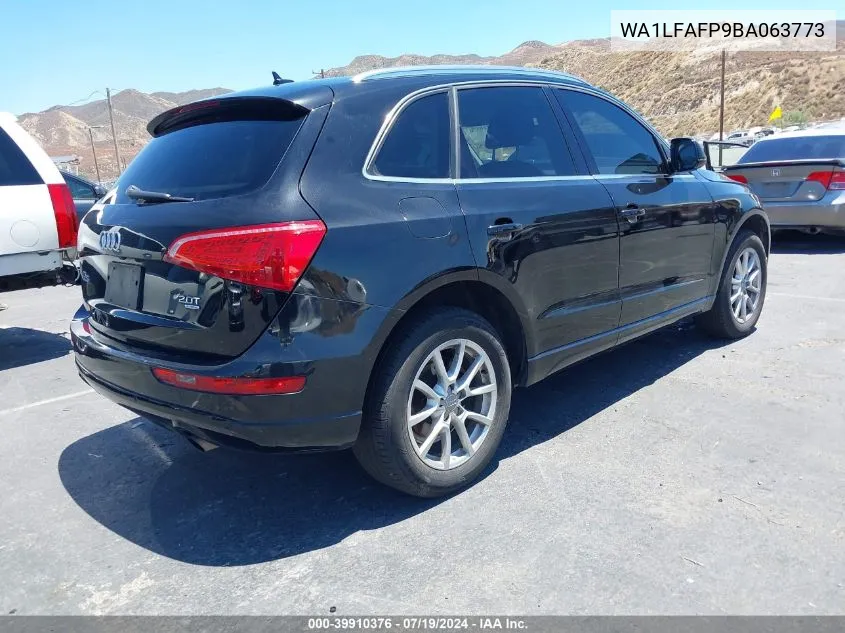 2011 Audi Q5 2.0T Premium VIN: WA1LFAFP9BA063773 Lot: 39910376