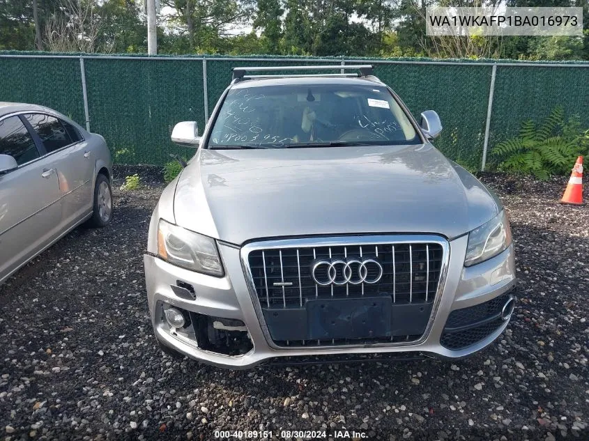 2011 Audi Q5 3.2 Premium Plus VIN: WA1WKAFP1BA016973 Lot: 40189151