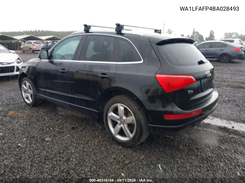 WA1LFAFP4BA028493 2011 Audi Q5 2.0T Premium