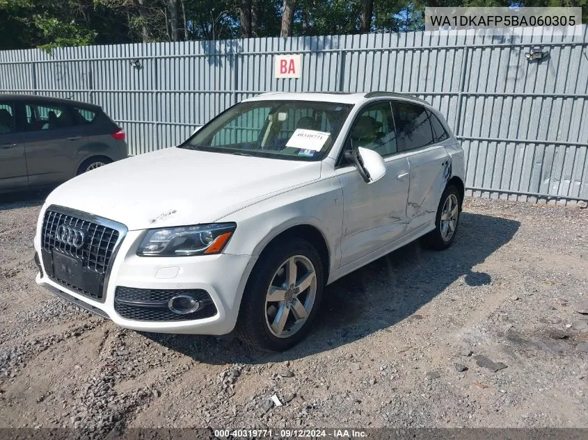 2011 Audi Q5 3.2 Premium Plus VIN: WA1DKAFP5BA060305 Lot: 40319771